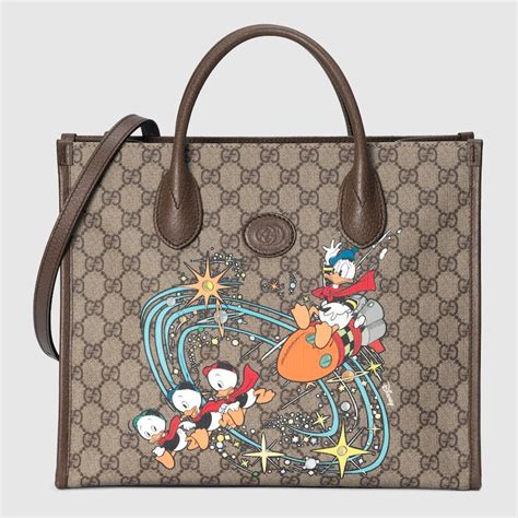 disney x gucci donald duck tote bag|gucci donald duck slippers.